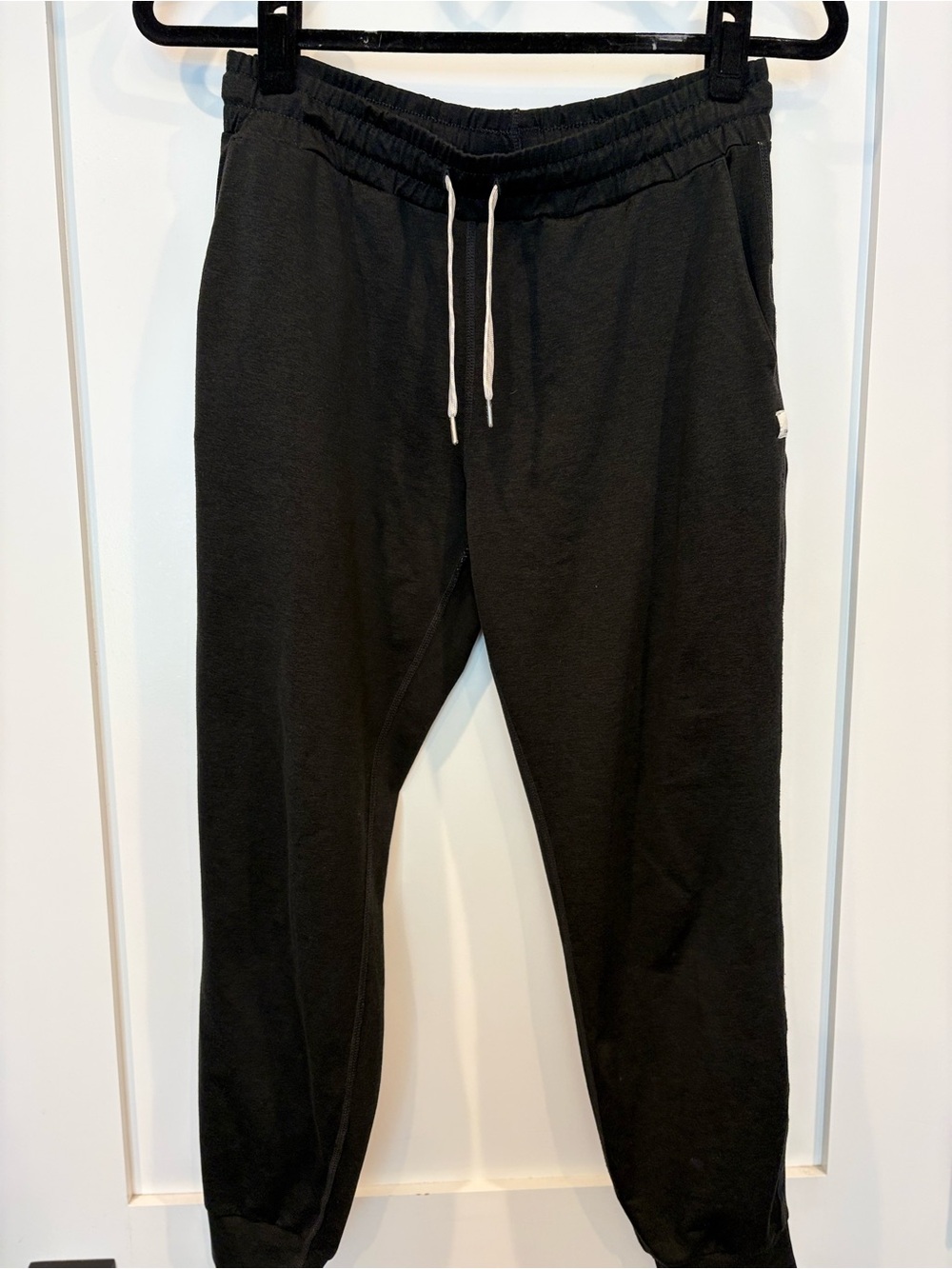 Vuori Black Drawstring Track Joggers
